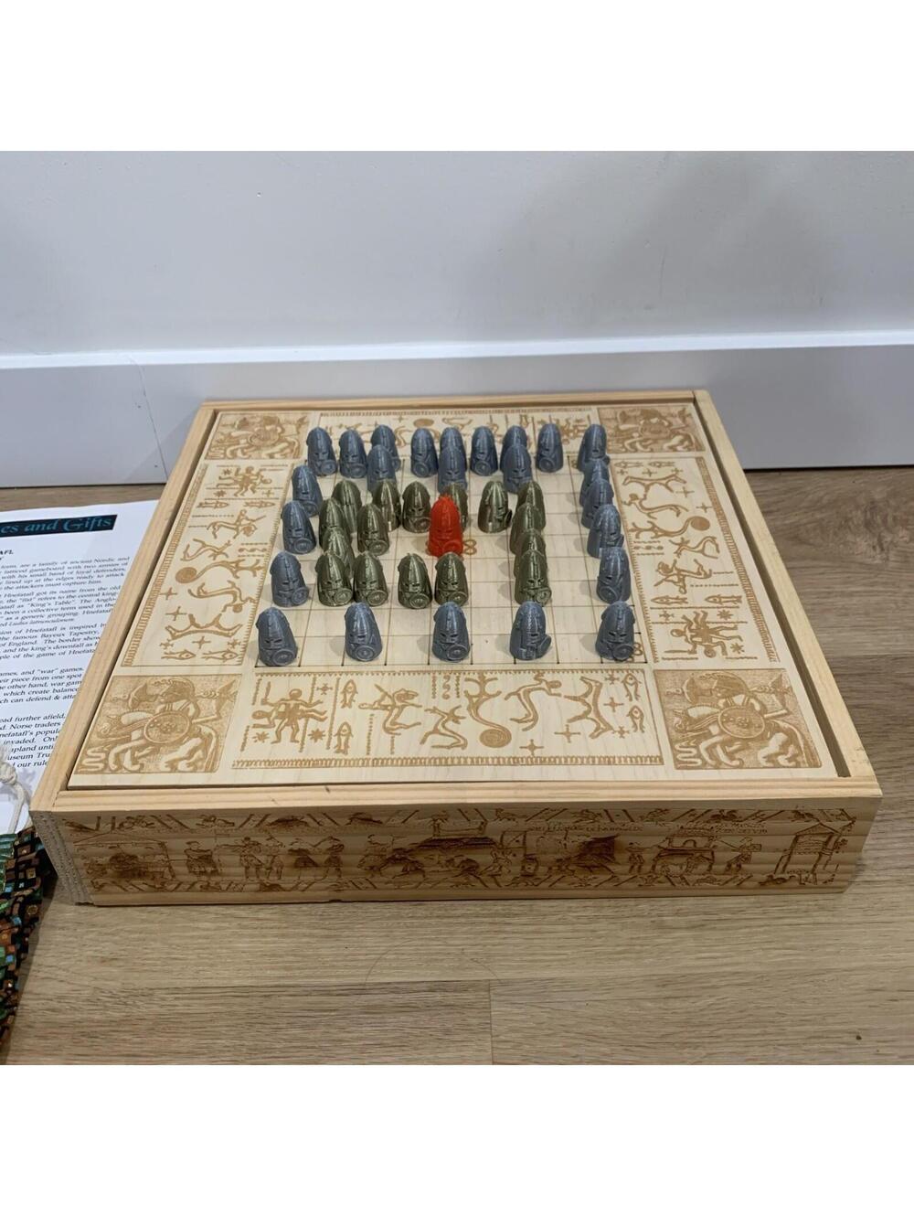 Hnefatafl Viking Chess Game Bayeux Tapestry Set New Premium